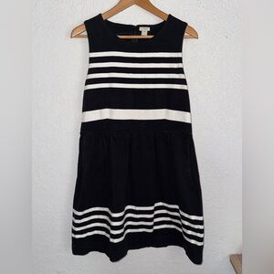 J.Crew Black / White mini dress
